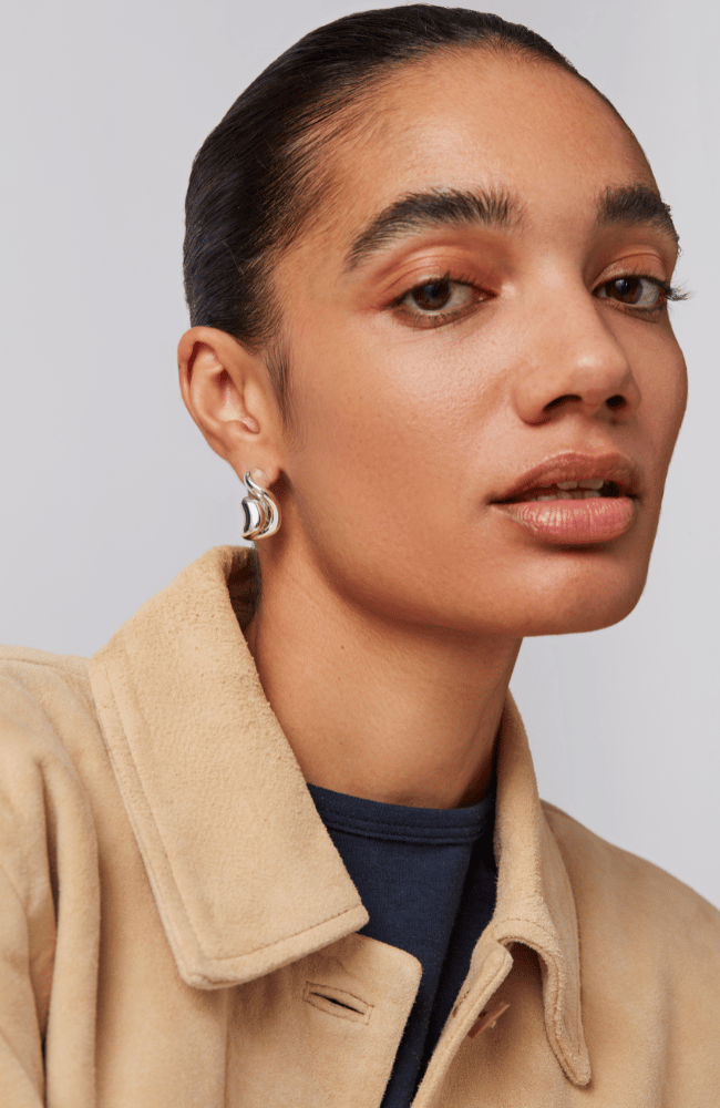 ESTELLE EARRINGS in SILVER-JENNY BIRD-FLOW BY NICOLE CANADA