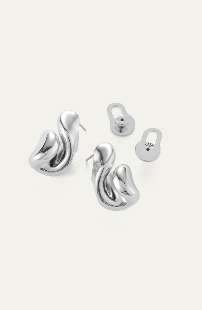 ESTELLE EARRINGS in SILVER-JENNY BIRD-FLOW BY NICOLE CANADA