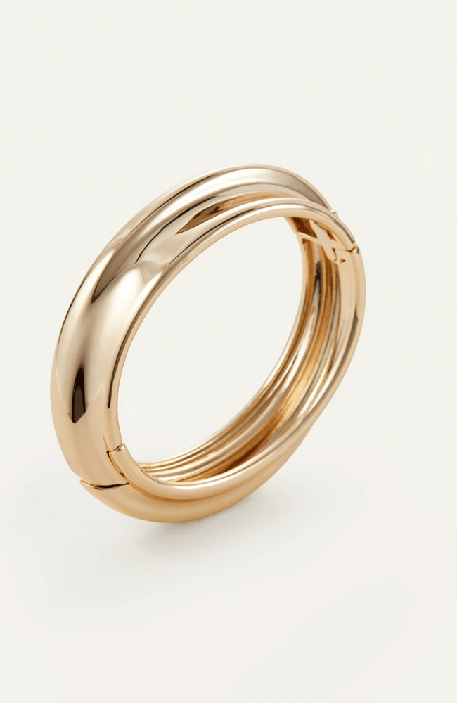 LENNON BANGLE GOLD-JENNY BIRD-FLOW BY NICOLE CANADA