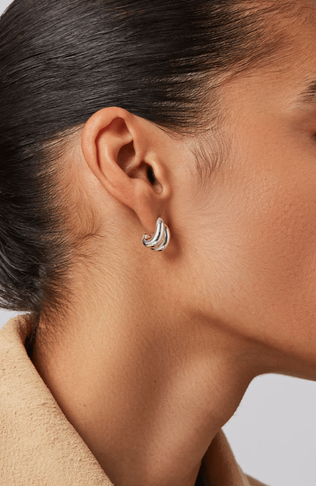 MINI FLORENCE EARRINGS in SILVER