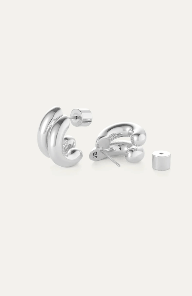 MINI FLORENCE EARRINGS in SILVER