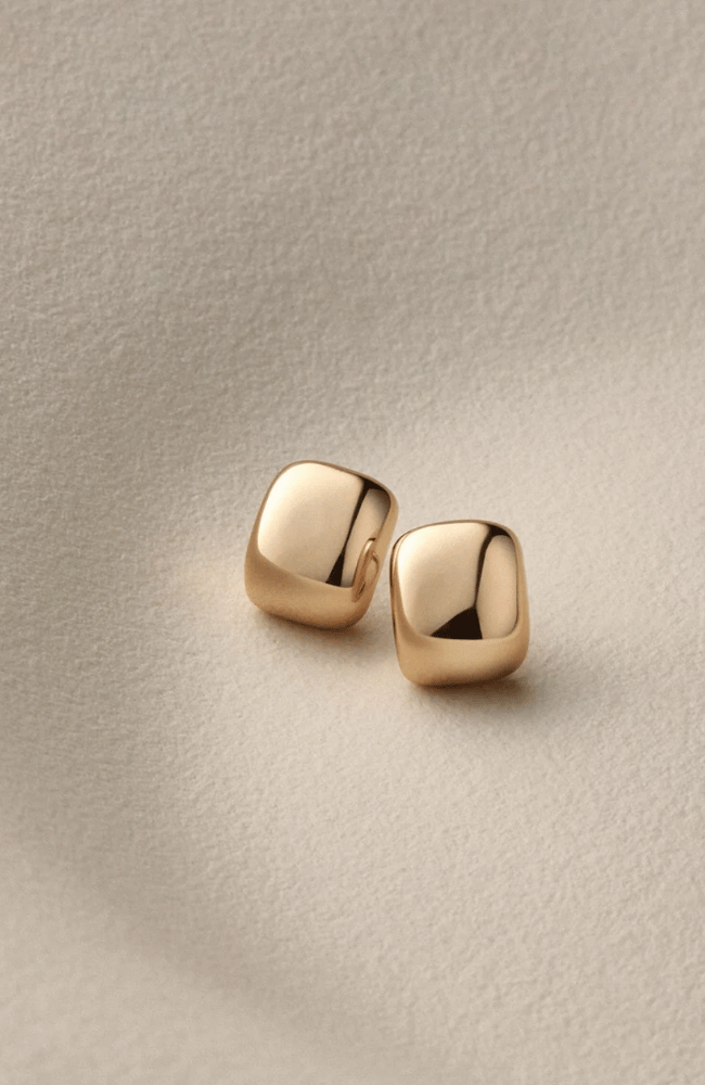 MINI TATE EARRINGS in GOLD