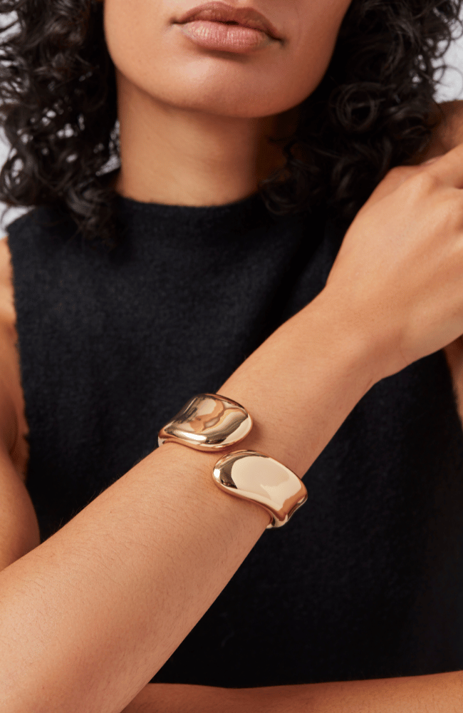 SOLENE CUFF in GOLD-JENNY BIRD-FLOW BY NICOLE CANADA