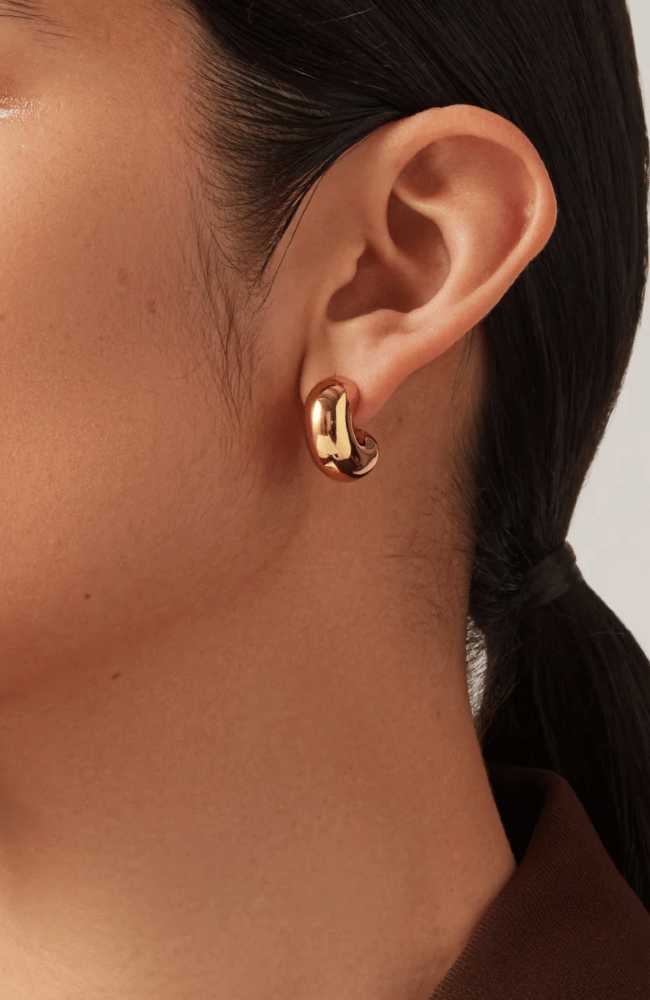 TOME HOOPS MEDIUM - GOLD-JENNY BIRD-FLOW BY NICOLE CANADA