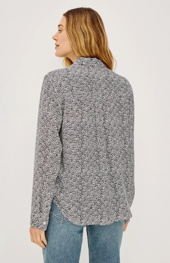 JOSEPHINE SHIRT in IVORY MICRO SPOTS-RAILS-FLOW BY NICOLE CANADA