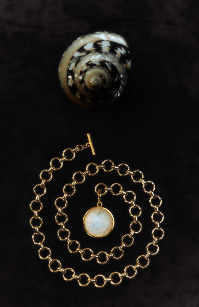 KNOCKOUT COLLAR NECKLACE in IRIDESCENT PEARL-DEAN DAVIDSON-FLOW BY NICOLE CANADA