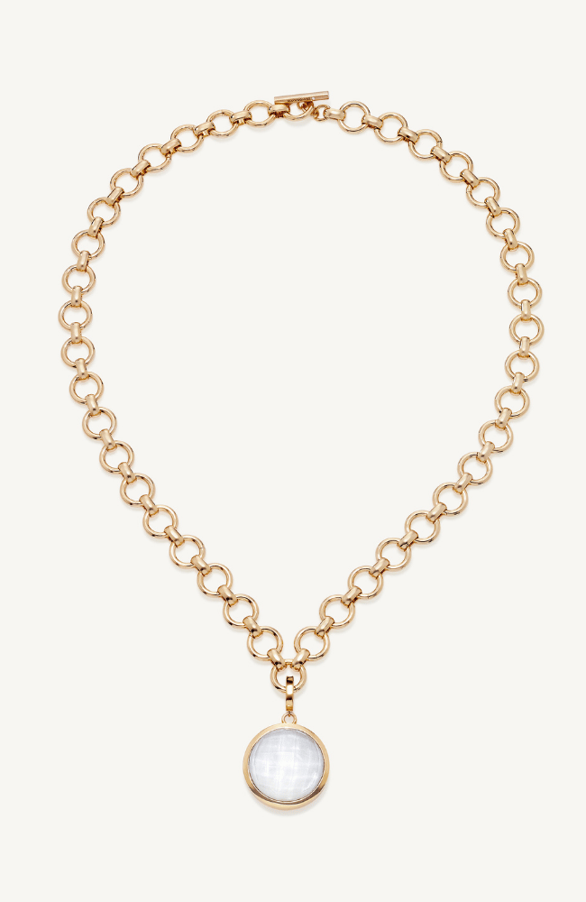 KNOCKOUT COLLAR NECKLACE in IRIDESCENT PEARL-DEAN DAVIDSON-FLOW BY NICOLE CANADA