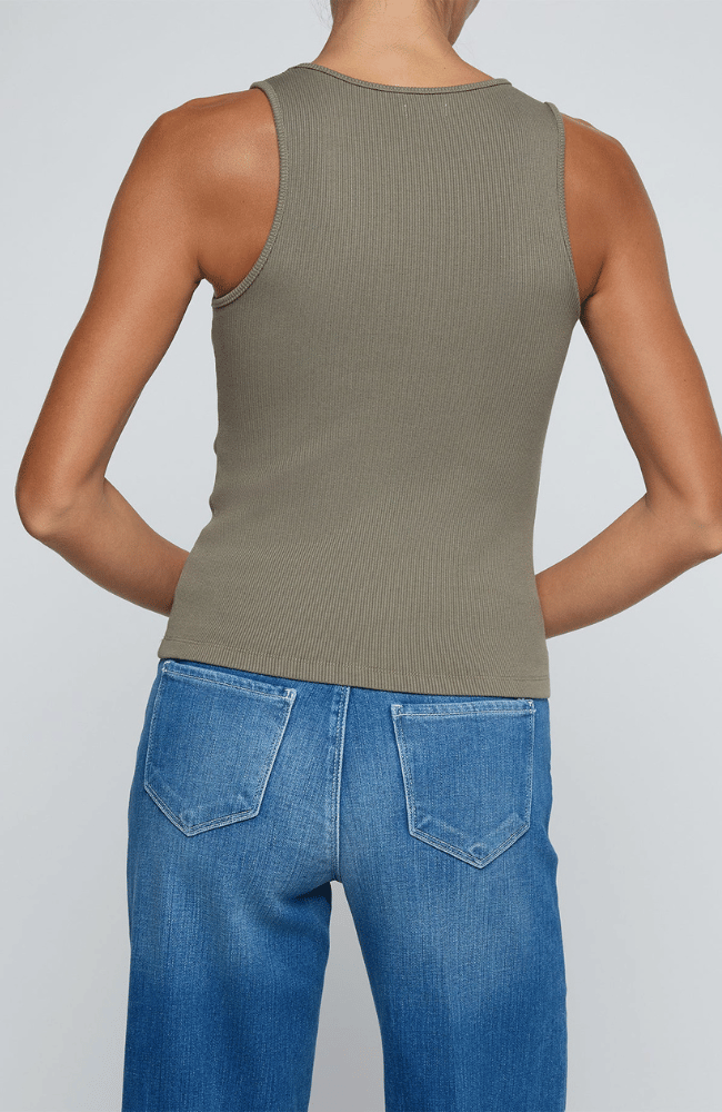 ADIRA SCOOP TANK in SMOKEY OLIVE