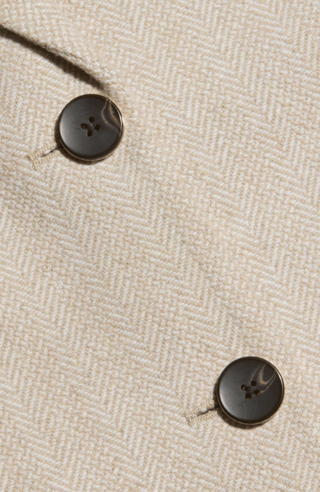 AMELIE BLAZER in CAPPUCCINO/IVORY TWEED