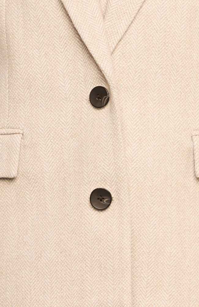 AMELIE BLAZER in CAPPUCCINO/IVORY TWEED