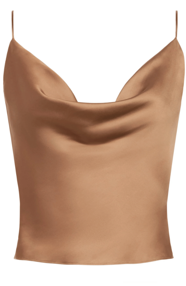 CALISTA COWL NECK CAMI in GINGER SNAP-L'AGENCE-FLOW BY NICOLE CANADA