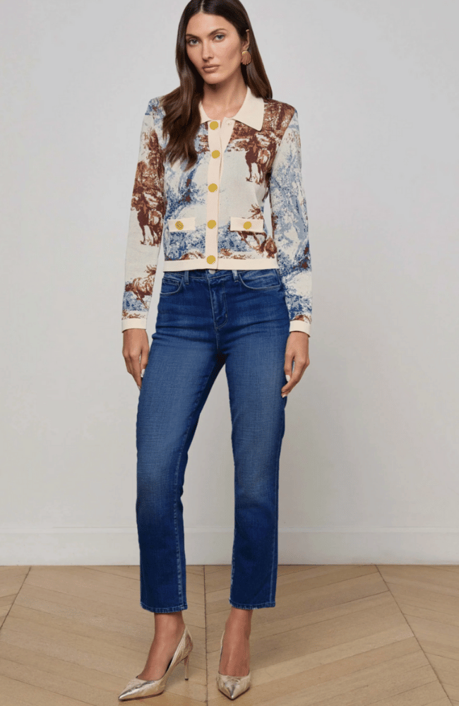 CELESTIA SLIM LEG JEAN in MARVISTA-L'AGENCE-FLOW BY NICOLE CANADA