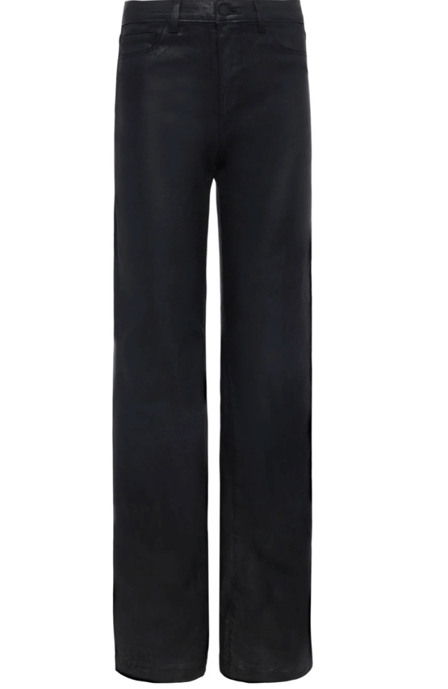 CLAYTON COATED JEAN in BLACK