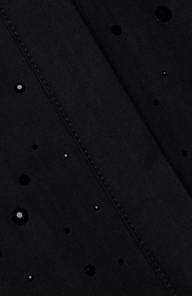 ELLERY CRYSTAL SHIRT in BLACK-L'AGENCE-FLOW BY NICOLE CANADA