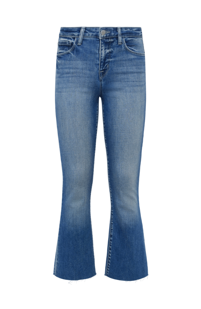 KENDRA CROPPED FLARE JEAN in LAGUNA-L'AGENCE-FLOW BY NICOLE CANADA