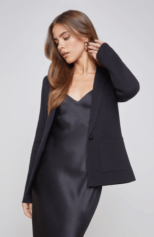 LACEY KNIT BLAZER-L'AGENCE-FLOW BY NICOLE CANADA