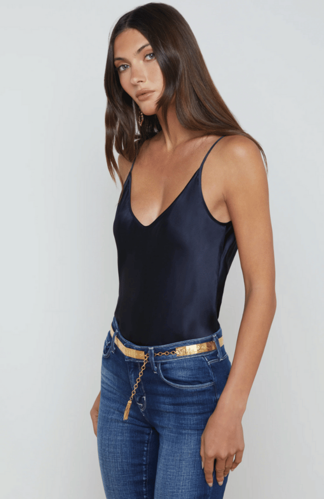 LEXI CAMISOLE in MIDNIGHT-L'AGENCE-FLOW BY NICOLE CANADA