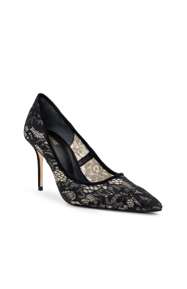 MAELLE BLACK LACE PUMP-L'AGENCE-FLOW BY NICOLE CANADA