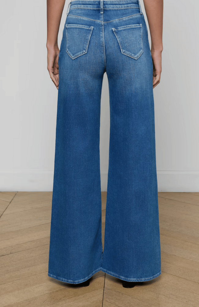 QUINCY HIGH RISE WIDE LEG JEAN in CASTRO-L'AGENCE-FLOW BY NICOLE CANADA
