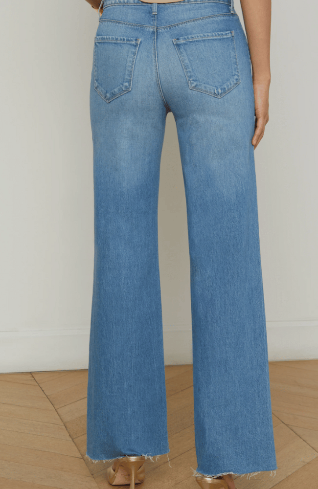 SCOTTIE WIDE LEG JEANS in CALLOWAY-L'AGENCE-FLOW BY NICOLE CANADA
