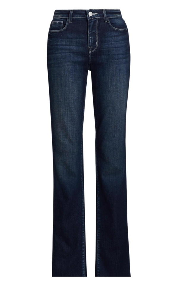 SELMA HIGH RISE SLEEK BABY BOOT JEAN in CREST-L'AGENCE-FLOW BY NICOLE CANADA