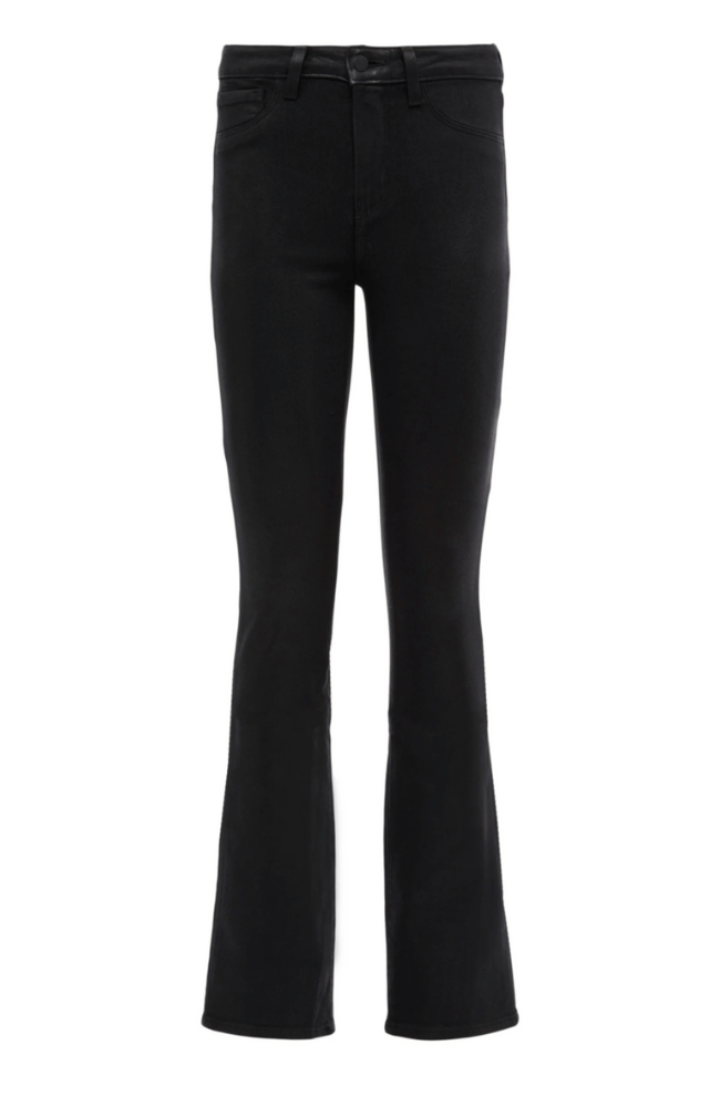 SELMA H/R SLEEK BABY BOOT BLACK COATED-L'AGENCE-FLOW BY NICOLE CANADA