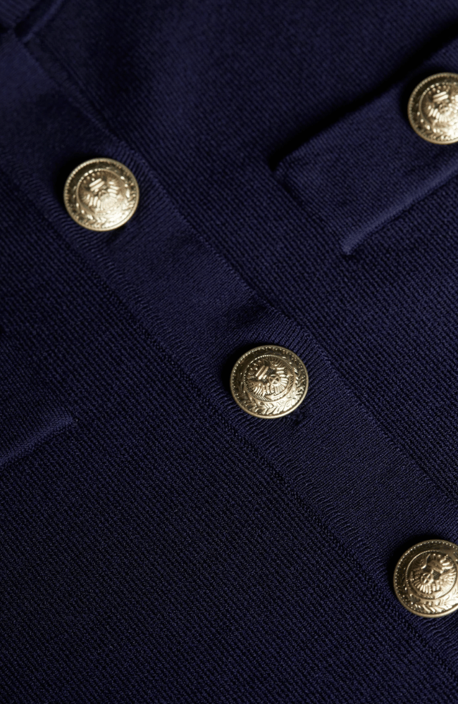 TOULOUSE  CARDIGAN in  MIDNIGHT GOLD