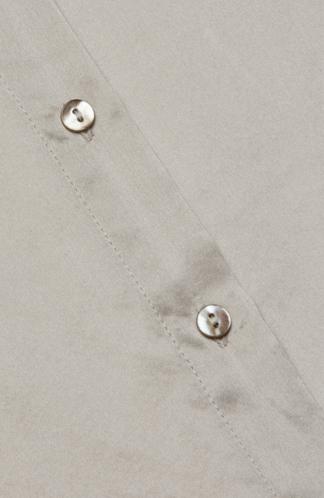 TYLER SILK BLOUSE in SMOKE GREY-L'AGENCE-FLOW BY NICOLE CANADA