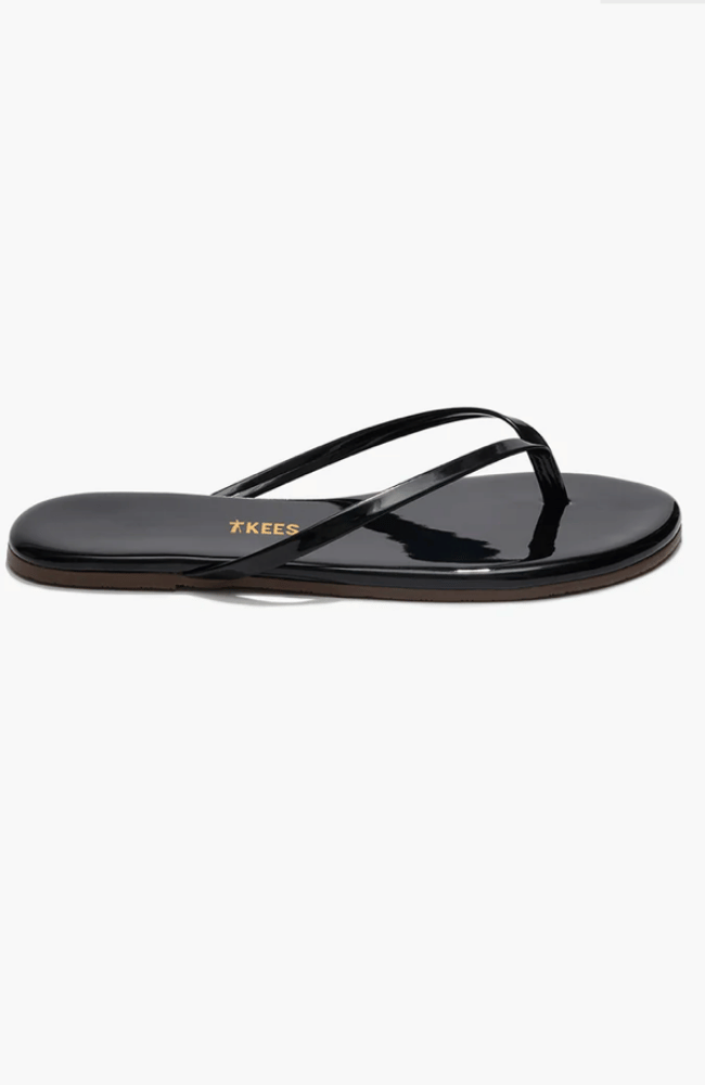 LILY GLOSSES FLIP FLOP in LICORICE-TKEES-FLOW BY NICOLE CANADA