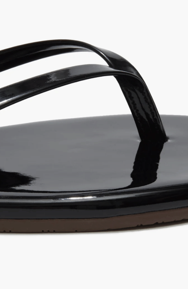 LILY GLOSSES FLIP FLOP in LICORICE-TKEES-FLOW BY NICOLE CANADA