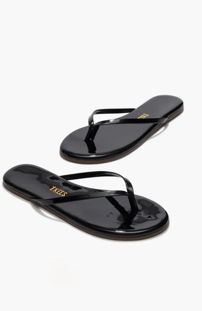 LILY GLOSSES FLIP FLOP in LICORICE-TKEES-FLOW BY NICOLE CANADA