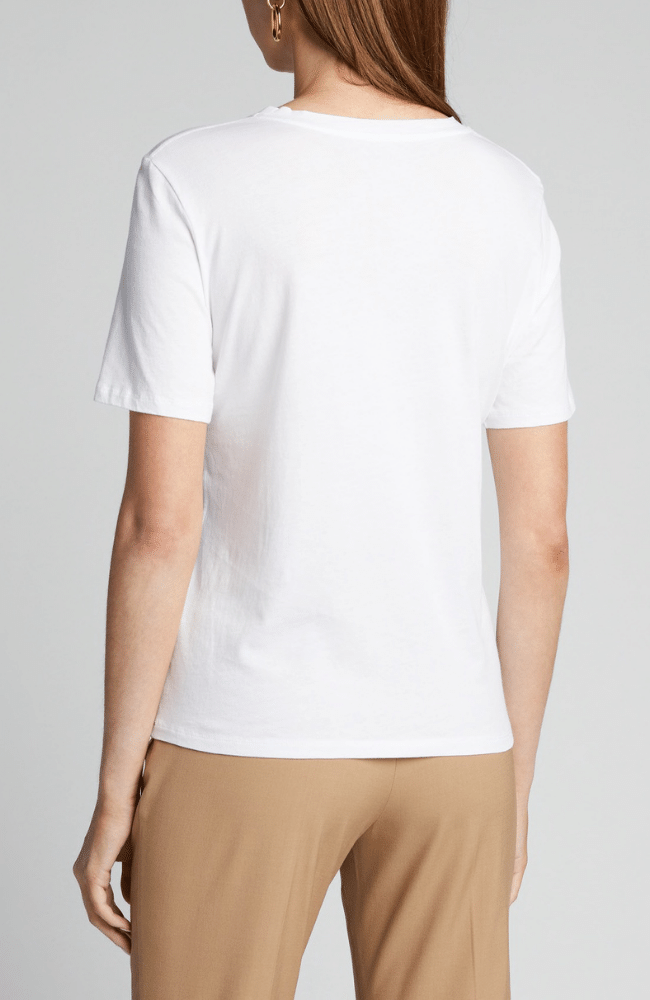 COTTON SILK SEMI RELAXED CREW BLANC-MAJESTIC FILATURES-FLOW BY NICOLE CANADA