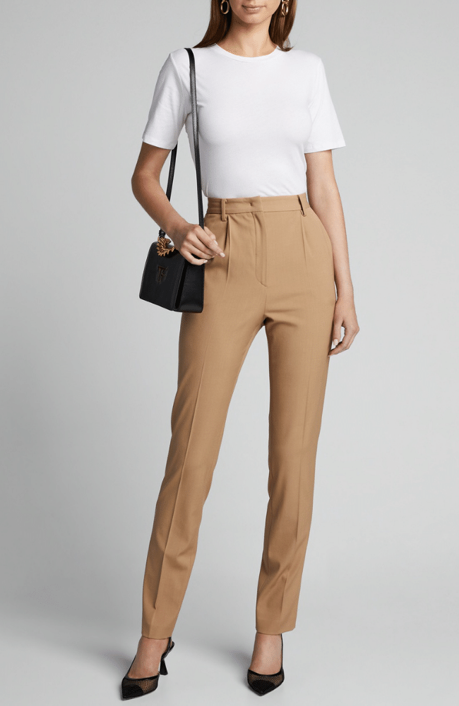 COTTON SILK SEMI RELAXED CREW BLANC-MAJESTIC FILATURES-FLOW BY NICOLE CANADA