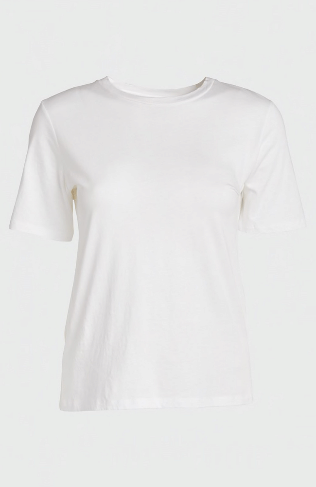 COTTON SILK SEMI RELAXED CREW BLANC-MAJESTIC FILATURES-FLOW BY NICOLE CANADA
