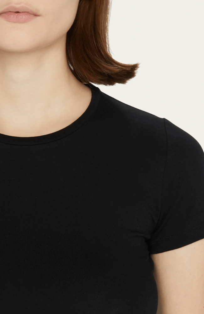 SOFT TOUCH CREWNECK TEE in NOIR-MAJESTIC FILATURES-FLOW BY NICOLE CANADA