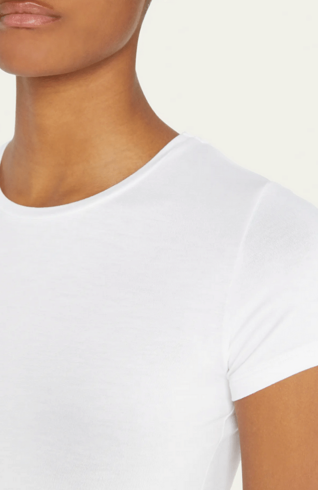 SOFT TOUCH CREWNECK TEE in WHITE-MAJESTIC FILATURES-FLOW BY NICOLE CANADA