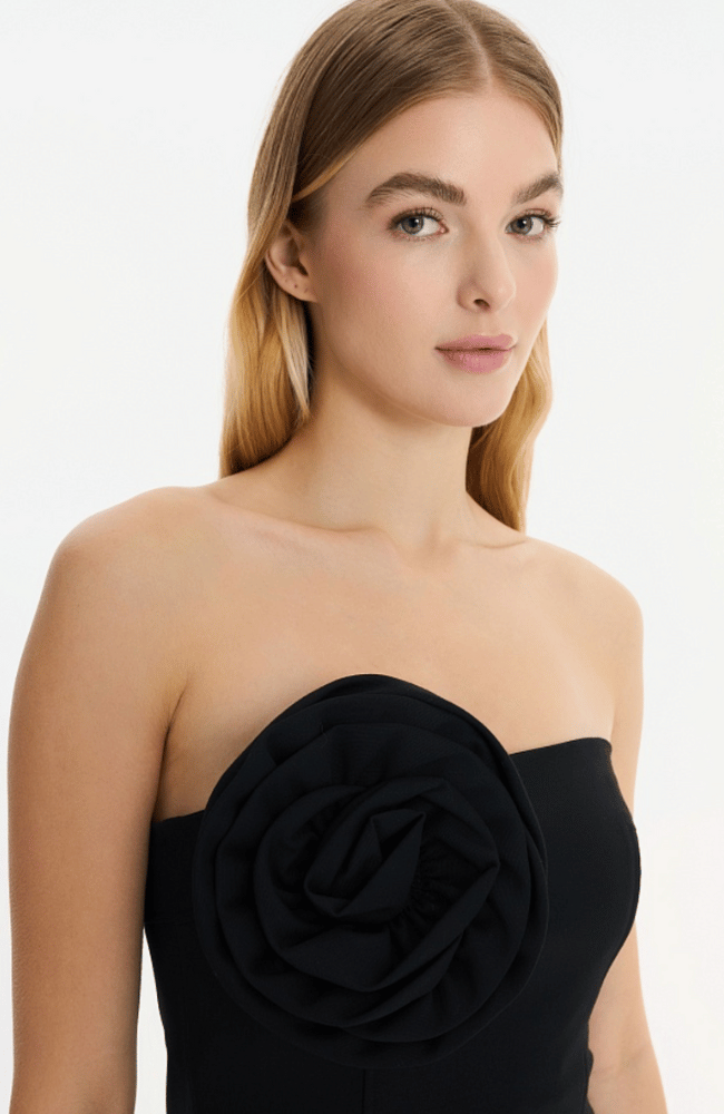 DOMEZ DRESS in BLACK-MARELLA by MAX MARA-FLOW BY NICOLE CANADA