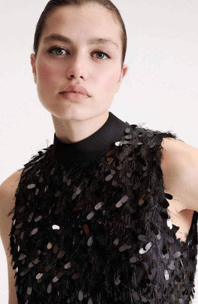 MLLGIOIOSA TOP in BLACK-MARELLA by MAX MARA-FLOW BY NICOLE CANADA