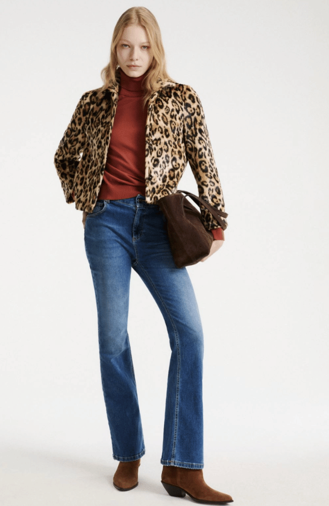 MLSANGEL JACKET in ANIMAL PRINT-MARELLA by MAX MARA-FLOW BY NICOLE CANADA