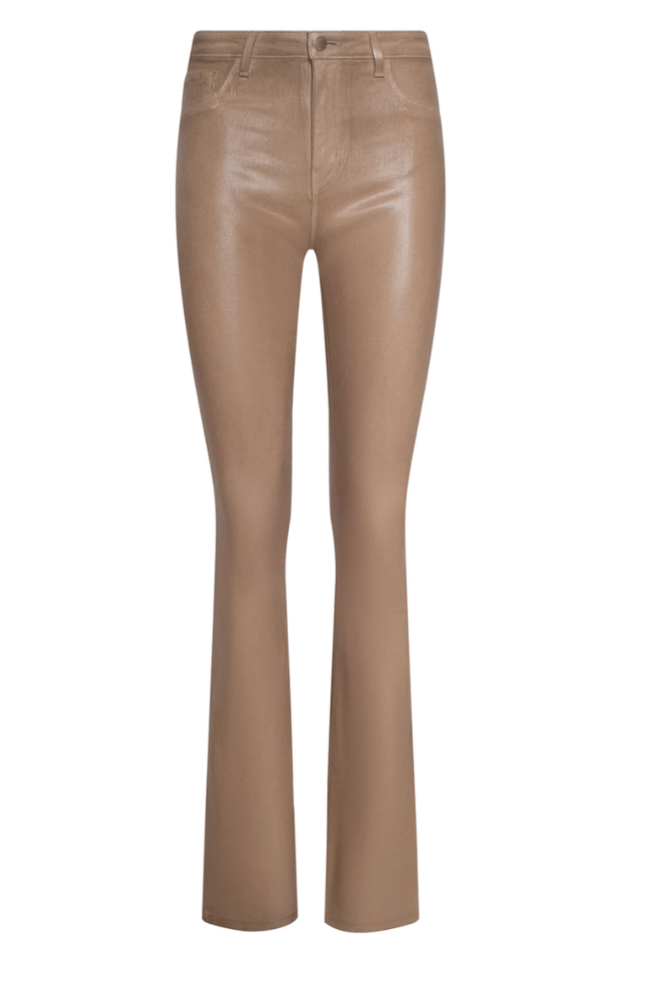 MARTY COATED FLARE JEAN in CAPPUCCINO COATED-L'AGENCE-FLOW BY NICOLE CANADA