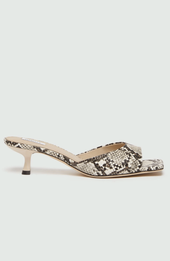 MLACONIO PYTHON PRINT MULES-MARELLA by MAX MARA-FLOW BY NICOLE CANADA