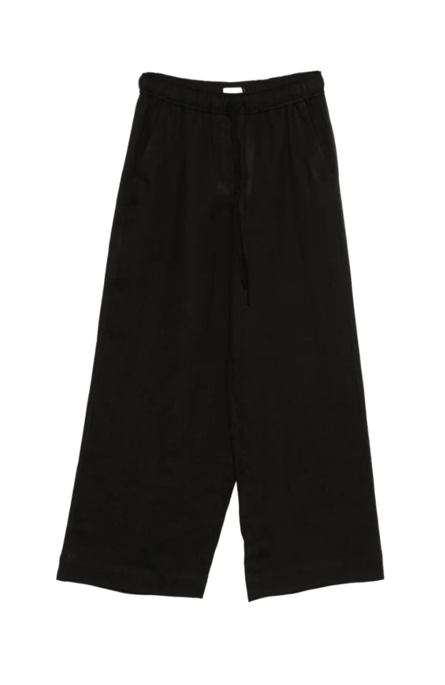 MLSUOMO PANTS in BLACK LINEN-MARELLA by MAX MARA-FLOW BY NICOLE CANADA