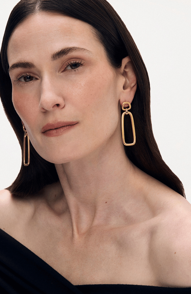 MONTECITO DROP HOOP EARRINGS-DEAN DAVIDSON-FLOW BY NICOLE CANADA