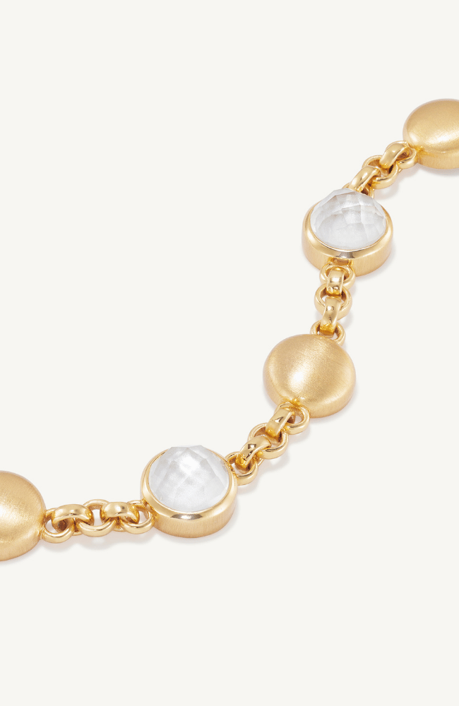 MONTEREY CHAIN BRACELET in IRIDESCENT PEARL-DEAN DAVIDSON-FLOW BY NICOLE CANADA