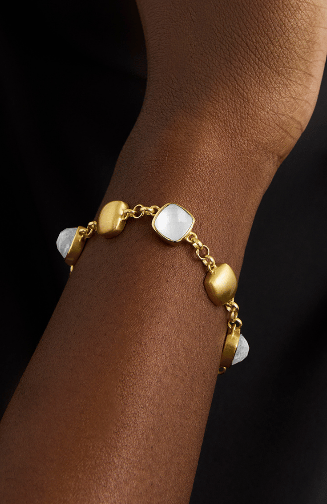 MONTEREY CHAIN BRACELET in IRIDESCENT PEARL-DEAN DAVIDSON-FLOW BY NICOLE CANADA