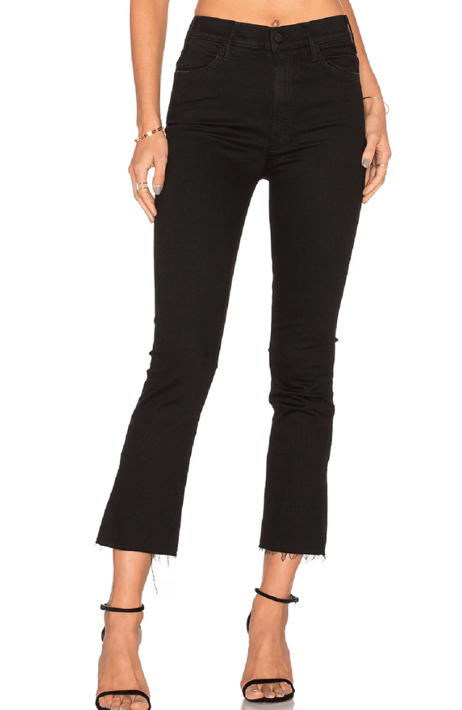 THE HUSTLER ANKLE FRAY in NOT GUILTY-MOTHER DENIM-FLOW BY NICOLE CANADA