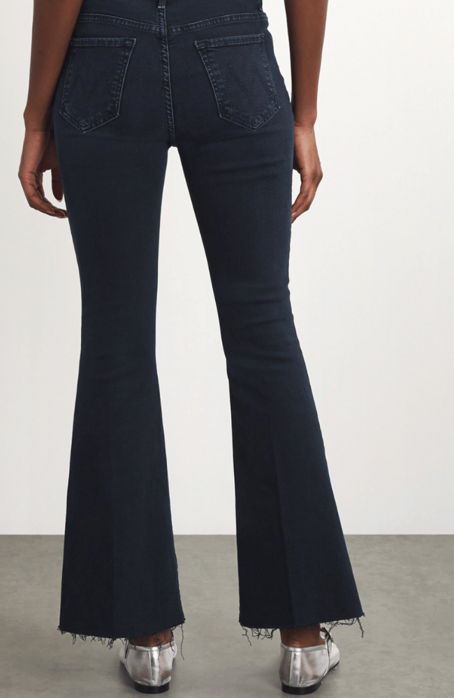 THE WEEKENDER FRAY in CHIP ON MY SHOULDER-MOTHER DENIM-FLOW BY NICOLE CANADA