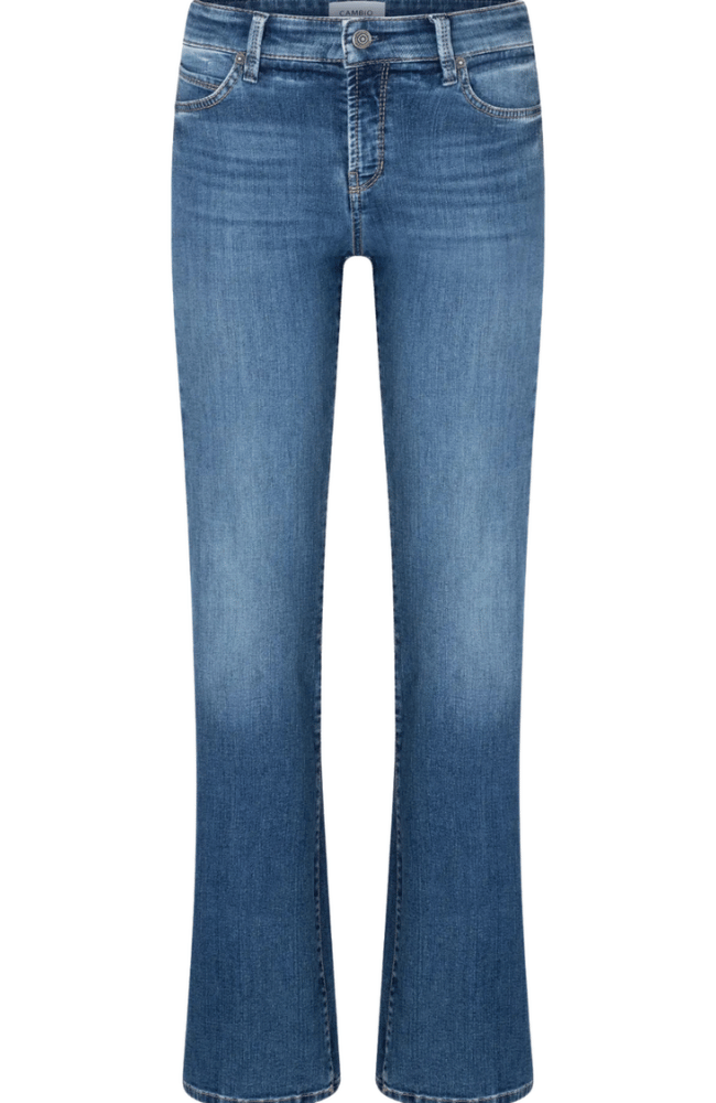 PARIS FLARED JEANS in MEDIUM CONTRAST SPLINTED-CAMBIO-FLOW BY NICOLE CANADA