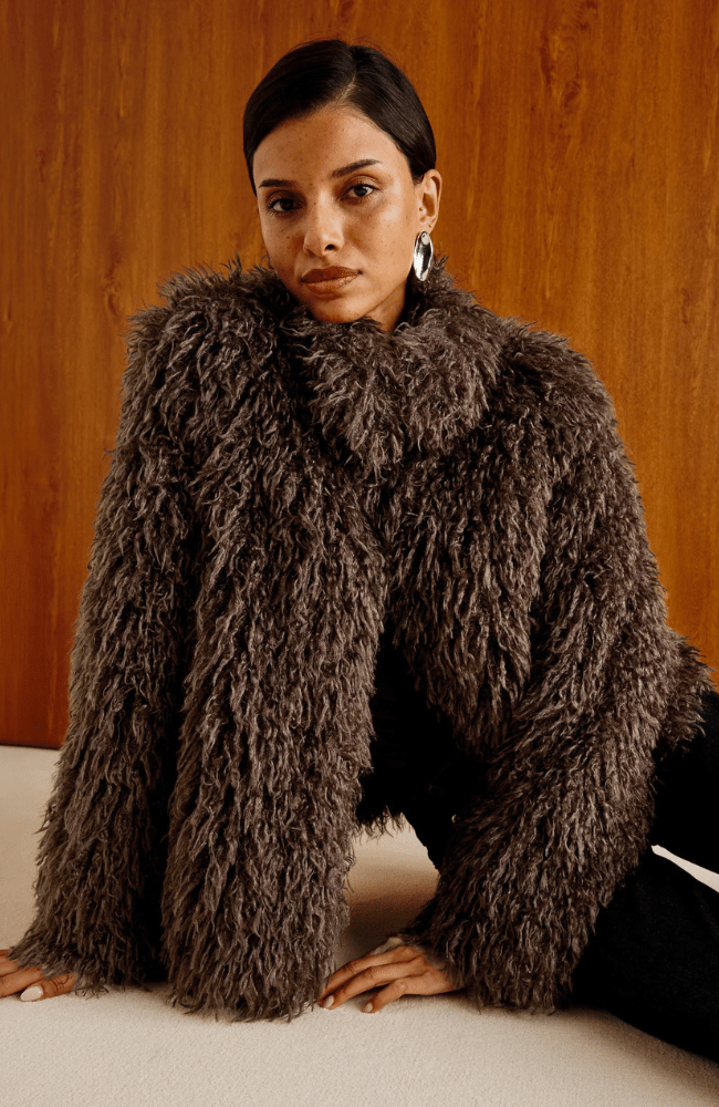 BLISSE COAT in ESPRESSO-RAILS-FLOW BY NICOLE CANADA