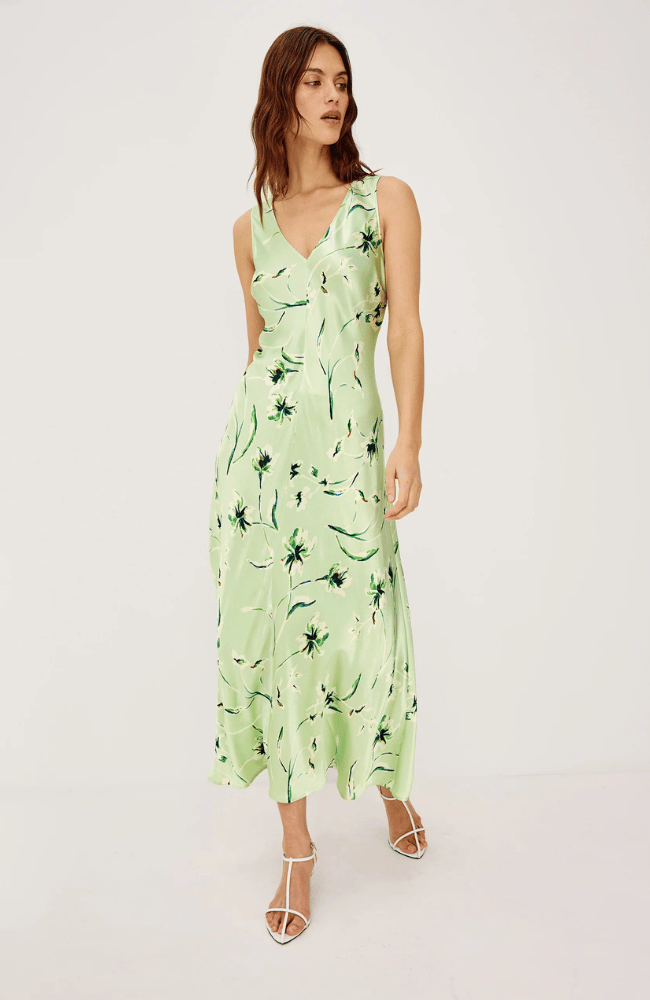 CAMELLIA DRESS in MINT LINNEA-RAILS-FLOW BY NICOLE CANADA